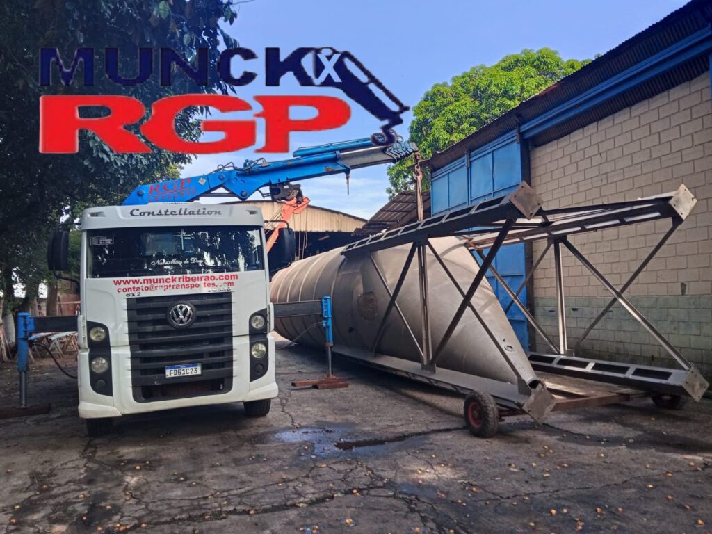 Munck em Ribeirão Preto remoção e transporte de cargas pesadas com segurança e eficiência