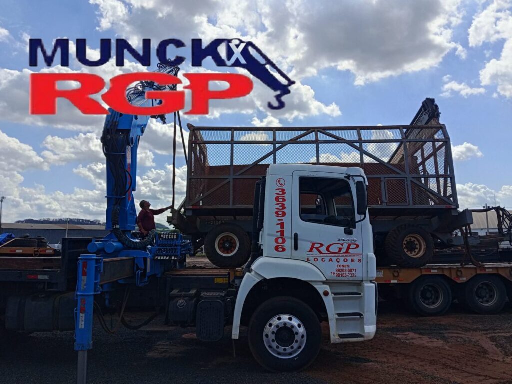 Munck em Ribeirão Preto remoção e transporte de cargas pesadas com segurança e eficiência
