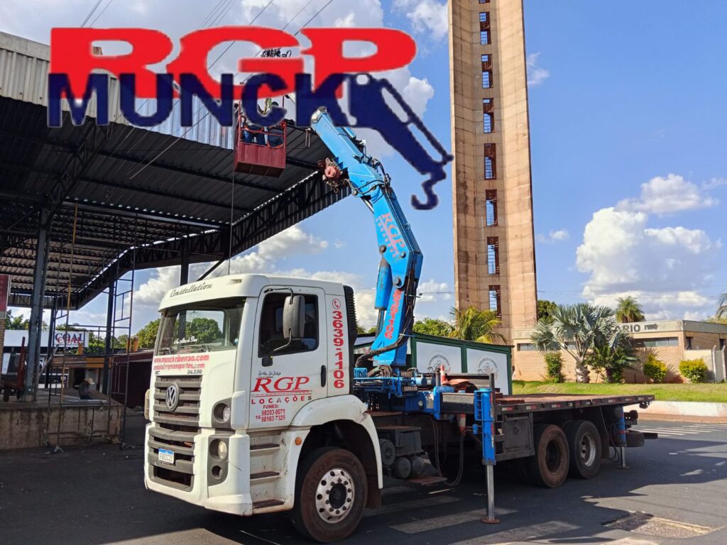 Serviço de Munck Ribeirão Preto SP com Atendimento Rápido e Seguro