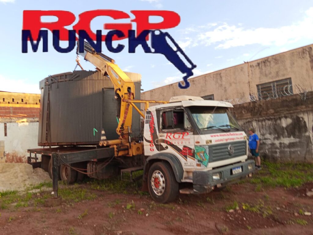 Aluguel de munck Ribeirão Preto para garantir segurança, agilidade e eficiência